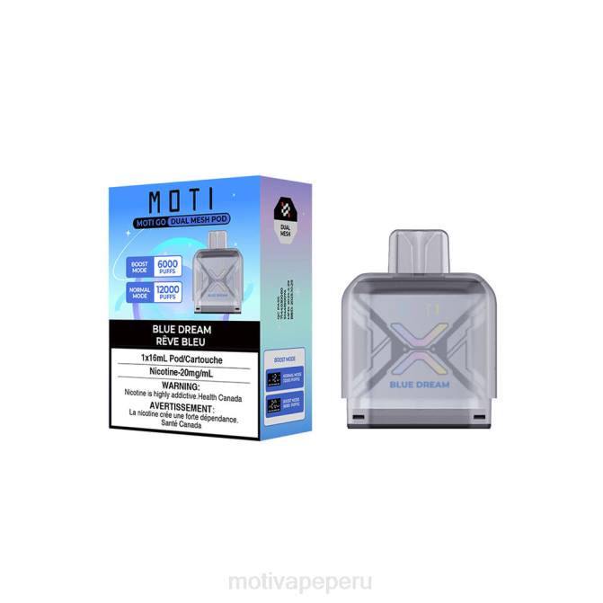 48LN93 MOTI Go Pro vaina desechable sueño azul | MOTI vape precio