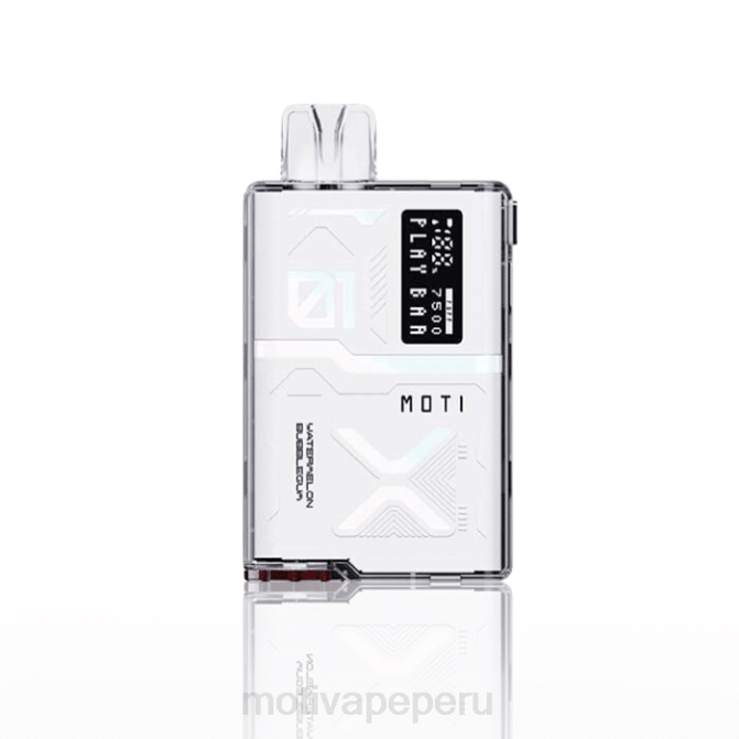 48LN53 MOTI Play Bar 7500 vaporizadores desechables (5%, 7500 inhalaciones) chicle de sandía | MOTI vape precio