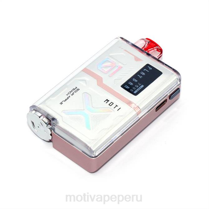 48LN56 MOTI Play Bar 7500 vaporizadores desechables (5%, 7500 inhalaciones) melocotón de manzana agria | MOTI vape recargable Peru