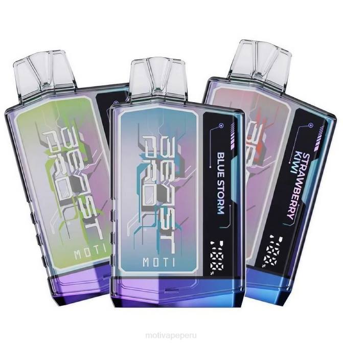 48LN38 MOTI Beast Pro vaporizador desechable (5%, 10000 inhalaciones) tormenta azul | vaper MOTI precio