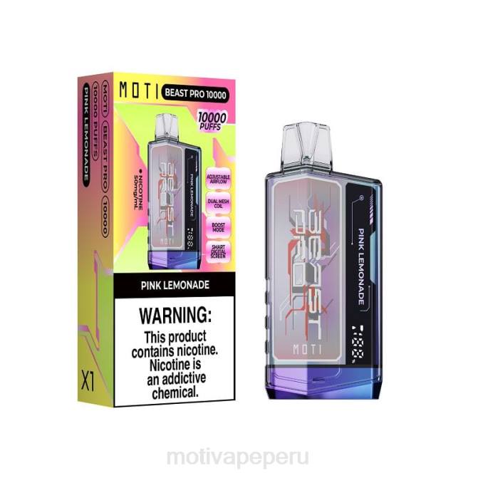 48LN38 MOTI Beast Pro vaporizador desechable (5%, 10000 inhalaciones) tormenta azul | vaper MOTI precio
