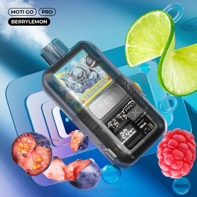 48LN11 MOTI Go Pro vaporizador desechable (5%, 12000 inhalaciones) bayalimón | MOTI vape Peru