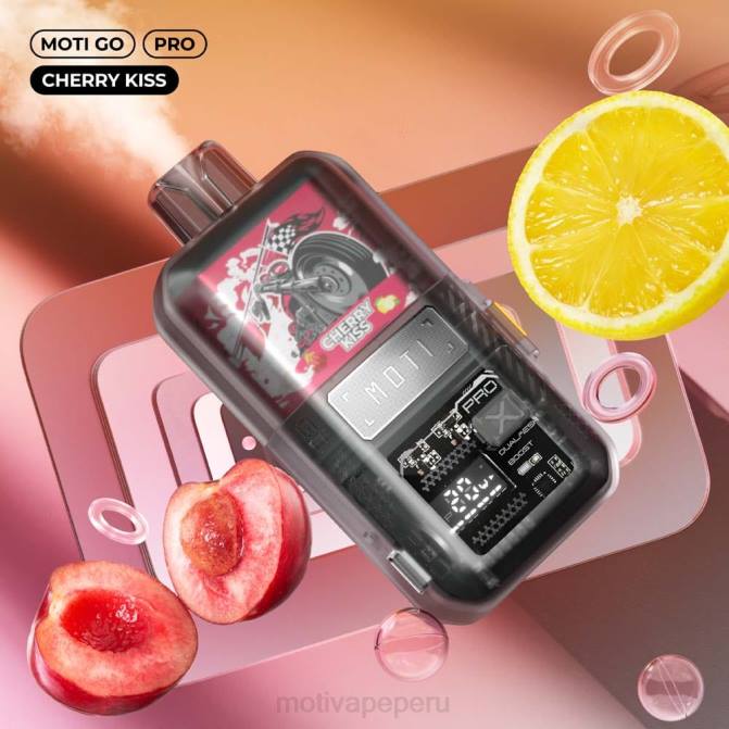48LN15 MOTI Go Pro vaporizador desechable (5%, 12000 inhalaciones) beso de cereza | MOTI vape amazon