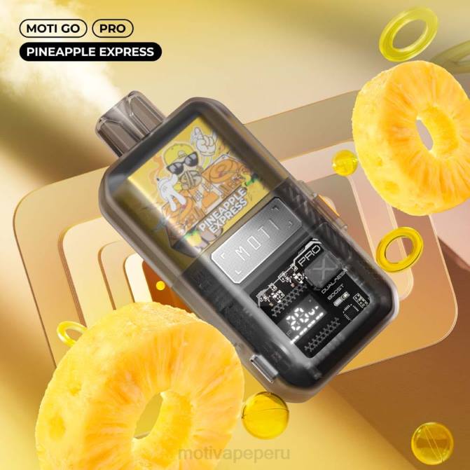 48LN17 MOTI Go Pro vaporizador desechable (5%, 12000 inhalaciones) Piña rápida | MOTI precio Peru