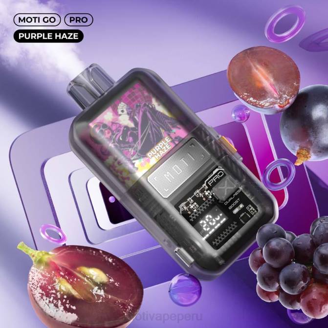 48LN19 MOTI Go Pro vaporizador desechable (5%, 12000 inhalaciones) neblina púrpura | MOTI vape review