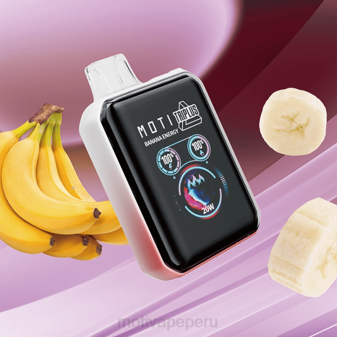 48LN1 MOTI Triplus Vape desechable de 20k (5%, 20000 inhalaciones) energía del plátano | MOTI vape Peru