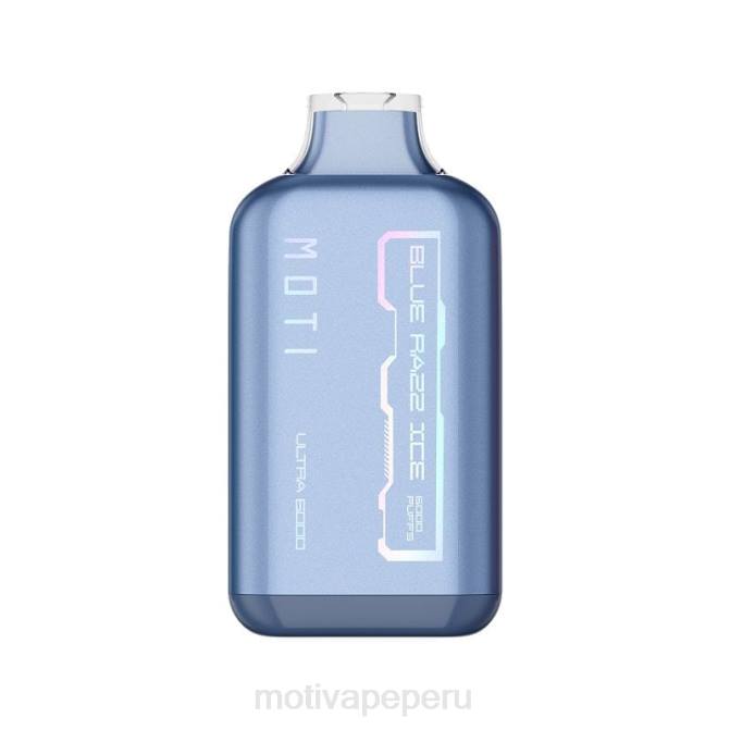 48LN27 MOTI Ultra vaporizador desechable (5%, 6000 inhalaciones) hielo azul | MOTI precio Peru