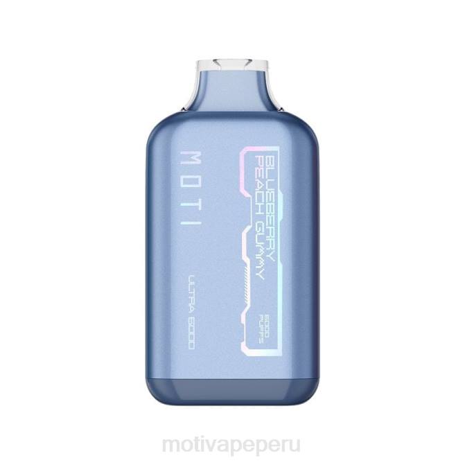 48LN28 MOTI Ultra vaporizador desechable (5%, 6000 inhalaciones) Gomitas de durazno y arándanos | vaper MOTI precio
