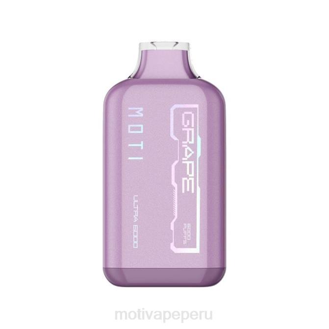 48LN30 MOTI Ultra vaporizador desechable (5%, 6000 inhalaciones) uva | MOTI vape refill