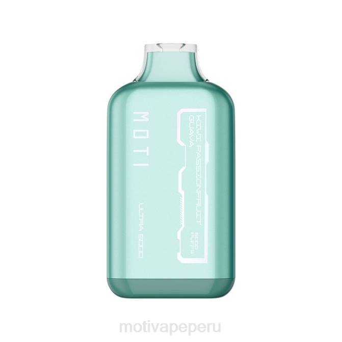 48LN34 MOTI Ultra vaporizador desechable (5%, 6000 inhalaciones) kiwi maracuyá guayaba | MOTI vape desechable Peru