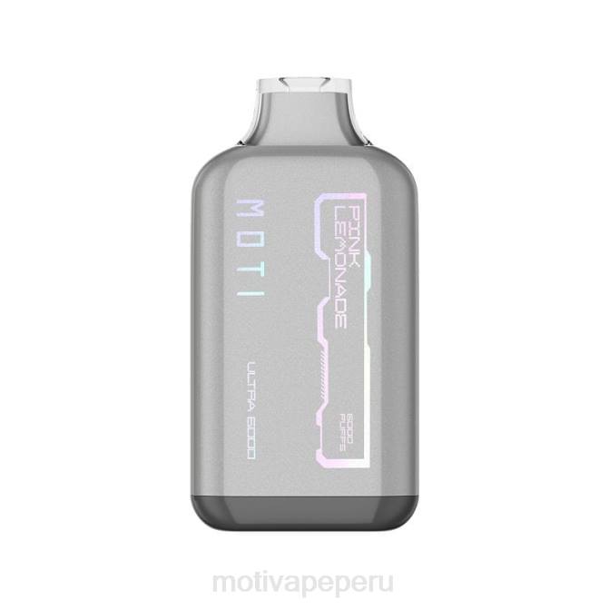48LN37 MOTI Ultra vaporizador desechable (5%, 6000 inhalaciones) limonada rosa | MOTI precio Peru